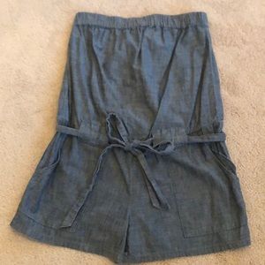 Denim romper